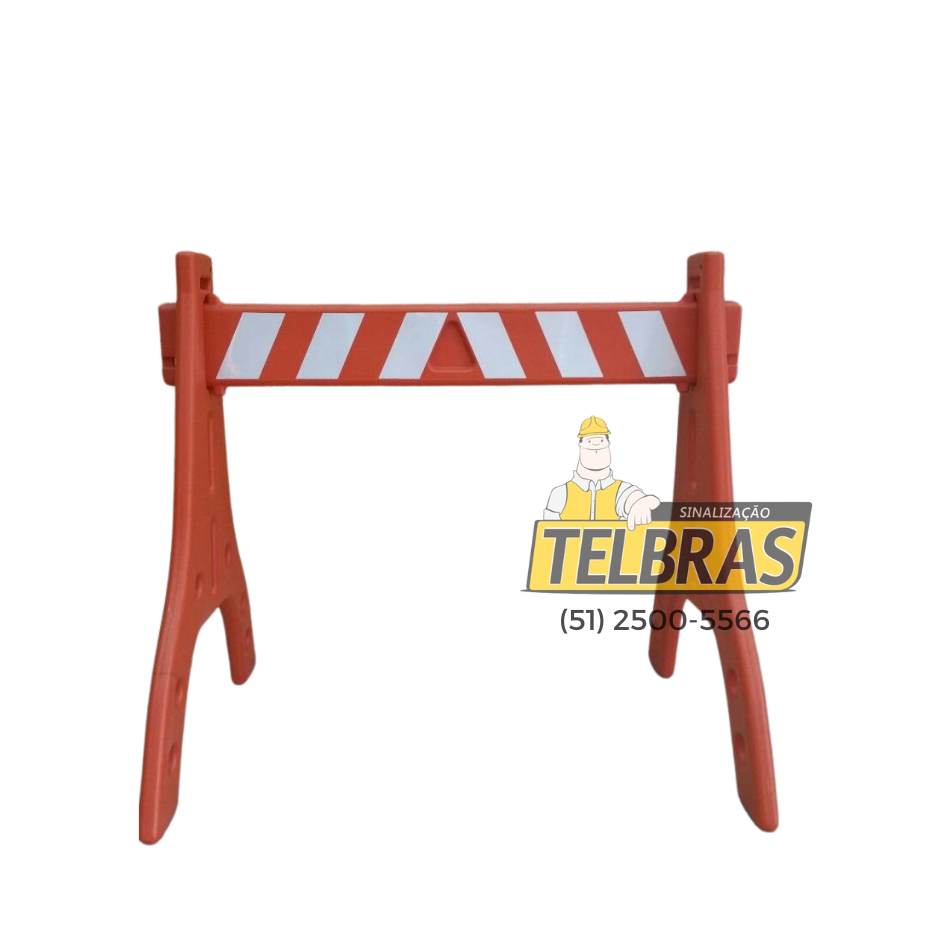 CAVALETE DE ENCAIXE TIPO AMERICANO COM REFLETIVO