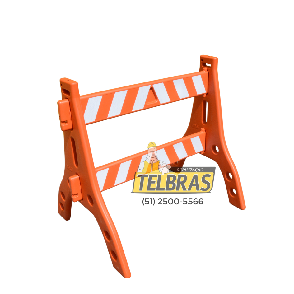 CAVALETE DE ENCAIXE TIPO AMERICANO COM REFLETIVO