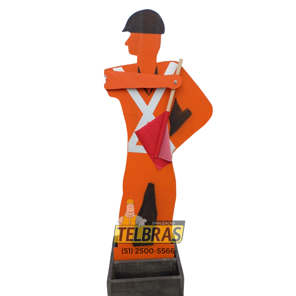 BONECO DE SINALIZAÇÃO