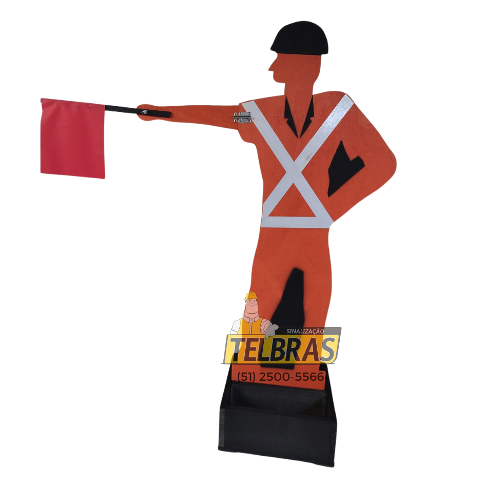 BONECO DE SINALIZAÇÃO