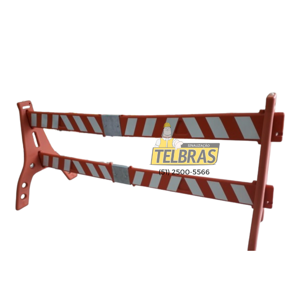 CAVALETE DE ENCAIXE TIPO AMERICANO 2,4M REFLETIVO