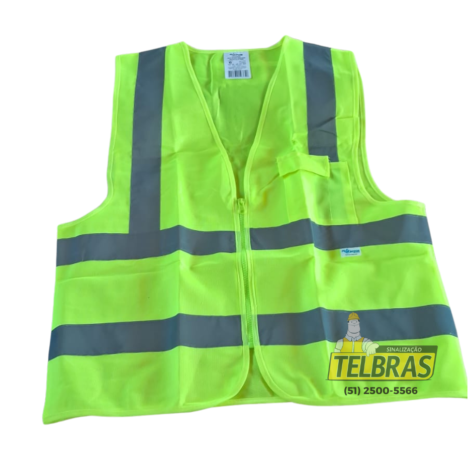 COLETE BLUSAO  AMARELO 1 BOLSO