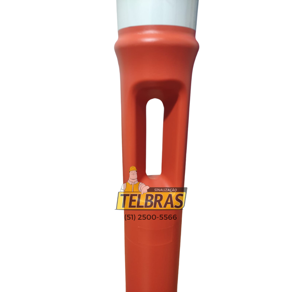 BALIZADOR PALITO  124 BASE 5KG C/ 2 ANEIS REFLETIVOS