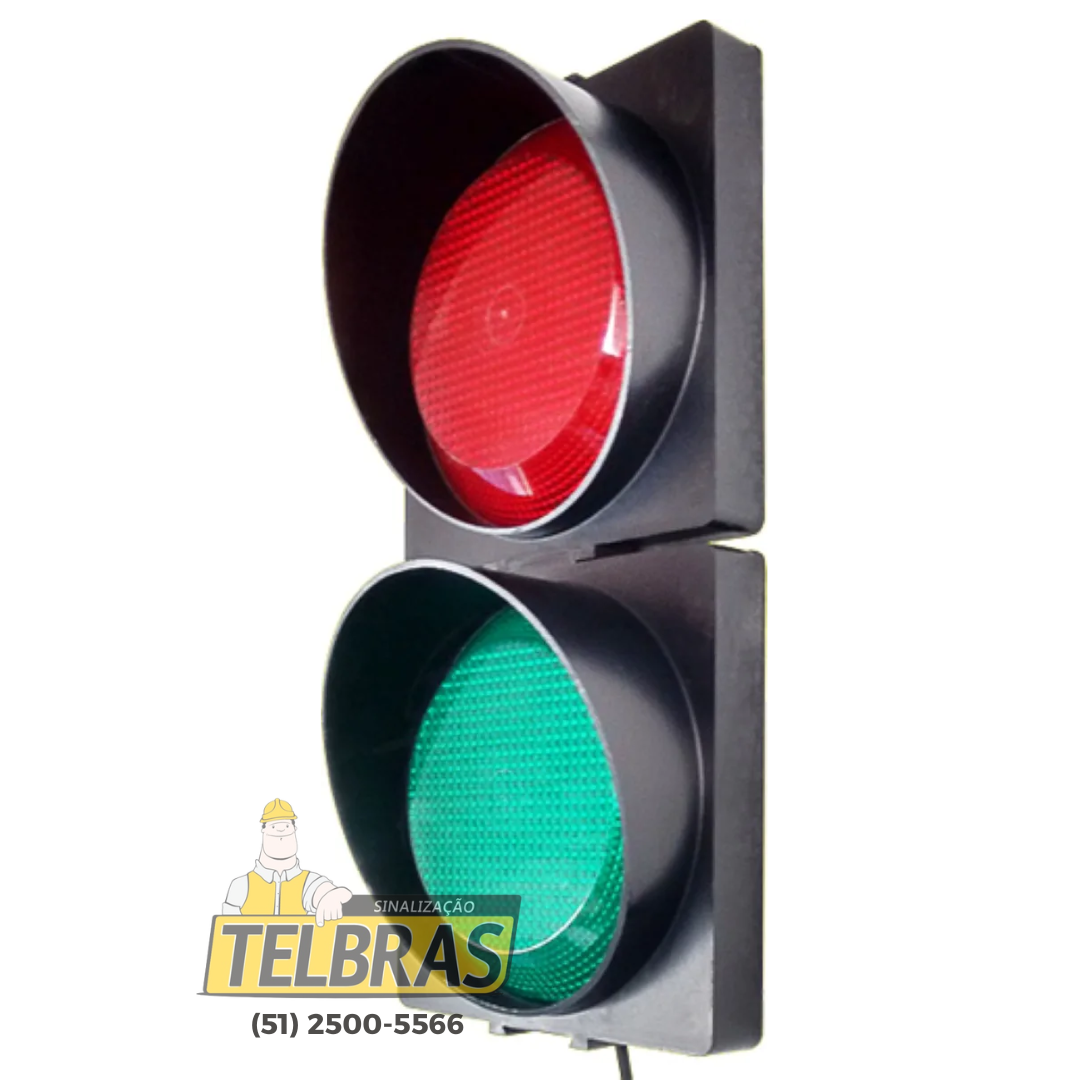 SEMÁFORO 37LEDS  VERDE / VERMELHO