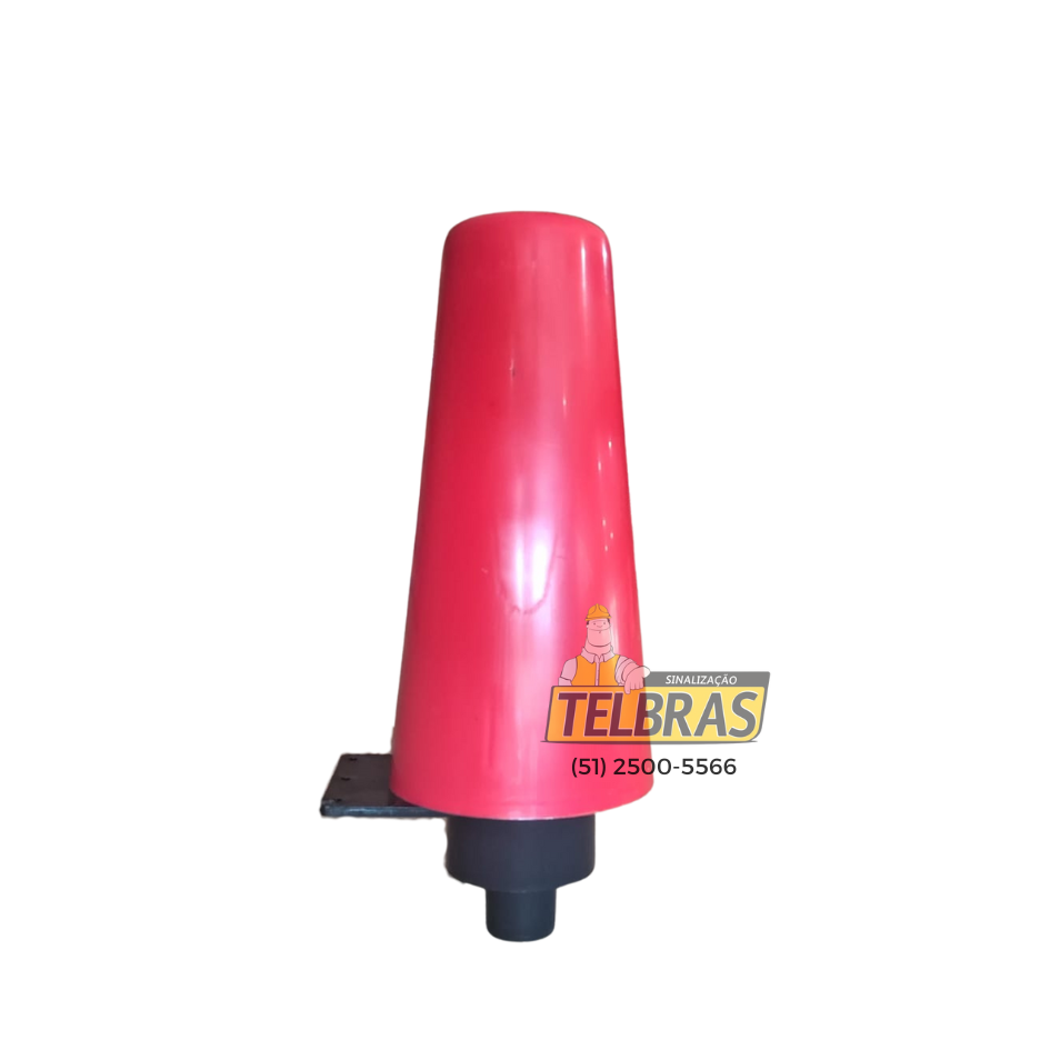 COPO SINALIZADOR FIXO TELBRAS TEMPORÁRIO VERMELHO